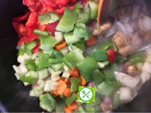Chicken Vegetable Sauce add veggies
