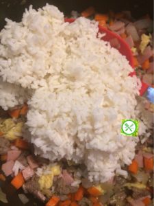 Chinese Fried Rice add rice