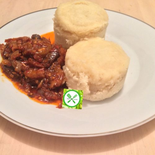 Ekuru and Stew (White moi moi and fried stew), ekuru, how to make ekuru, ofuloju, how to make ekuru, how to make ofuloju, African food, Yoruba food, Kwara food