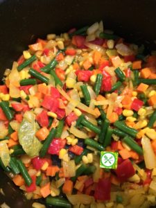 Stir fry couscous veggies