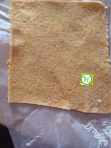 cheddar cheese cracker trim edges