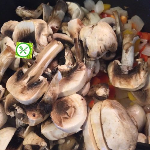 Mushroom pasta add mushroom