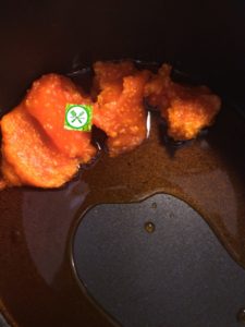 Spicy fried stew add oil