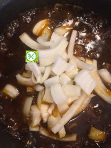 Spicy fried stew re add onion