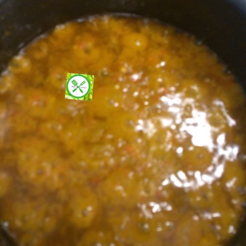 Spicy fried stew stew after 30 mins
