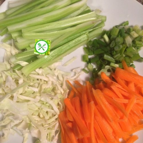 chicken lettuce veggies