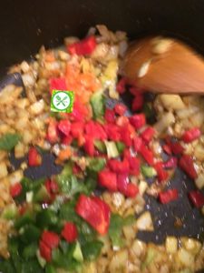 fried rice add peppers