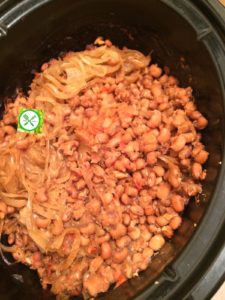 slow cook stewed beans cooked