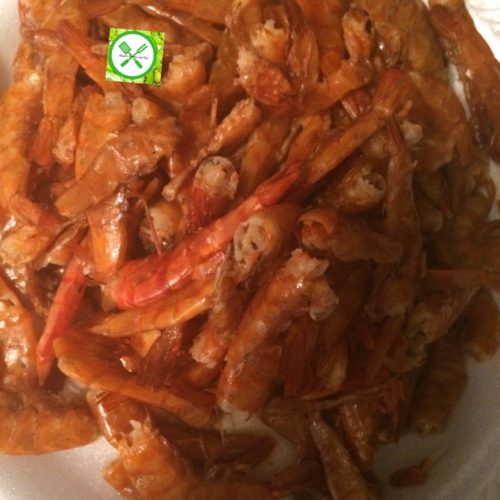 Efo riro dried shrimp