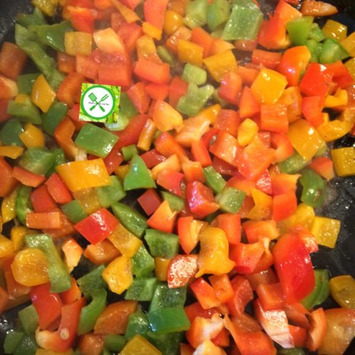 cooked bell peppers