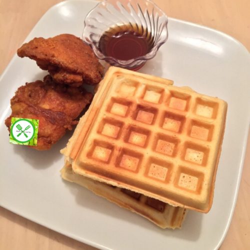 Waffles and chicken