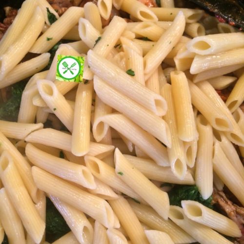chicken and spinach pasta