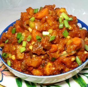 gizdodo, gizzard, Nigerian stew, Gizzard stew with shrimp, African, Nigerian, Gizzard stew with vegetables
