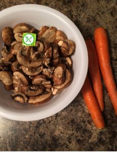 Roasted Mushrooms And Carrots