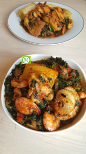 Kale Efo Riro (Nigerian Kale Soup), vegetable, kale, efo riro, efo, African soup, Nigerian soup