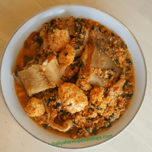 Egusi soup without oil