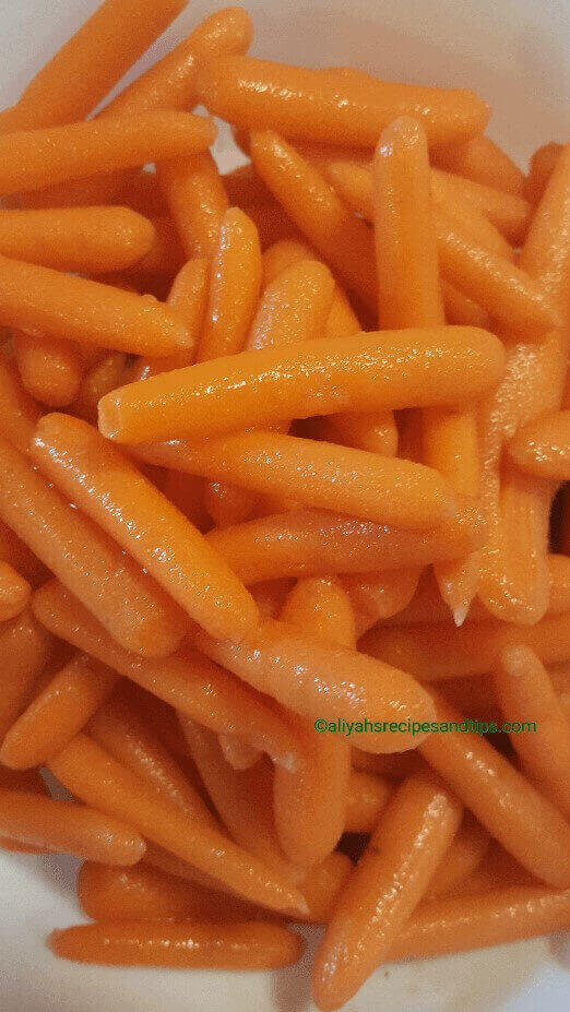 Honey roasted carrots