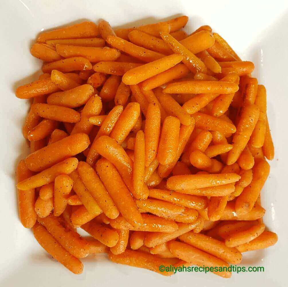 Honey roasted carrots
