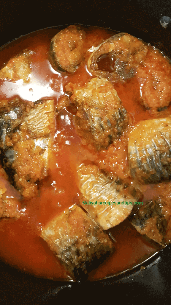 Mackerel fish stew