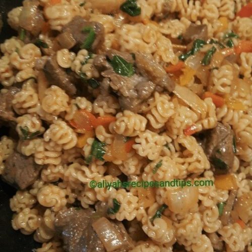 Beef and radiatore pasta, how to make beef and pasta, beef and pasta