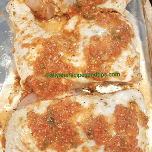 peppered chicken, how to make peppered chicken, how to bake peppered chicken