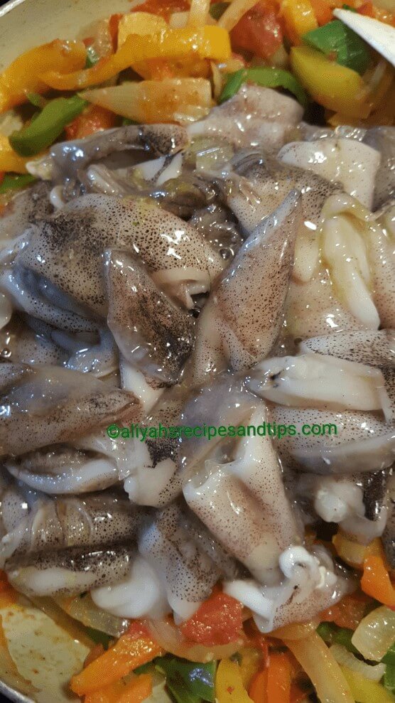 Peppered squid, how to make peppered calamari, how to make baby squid, peppered calamari, calamari, squid, baby squid