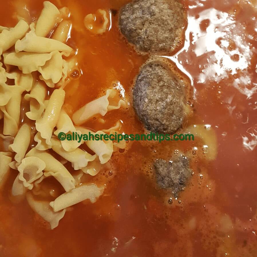 Meatball soup, Italian meatball soup, Soup