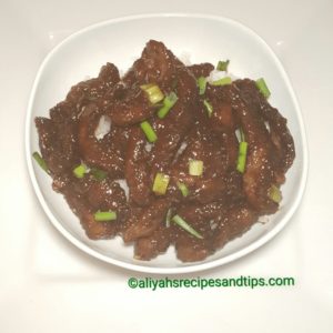 Mongolian beef, Beef, Mongolian