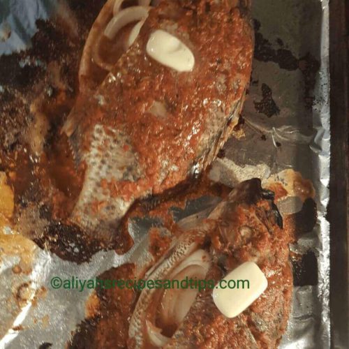 Suya spice infused grilled fish, grilled fish, grilled tilapia fish, Nigerian grilled fish, suya fish