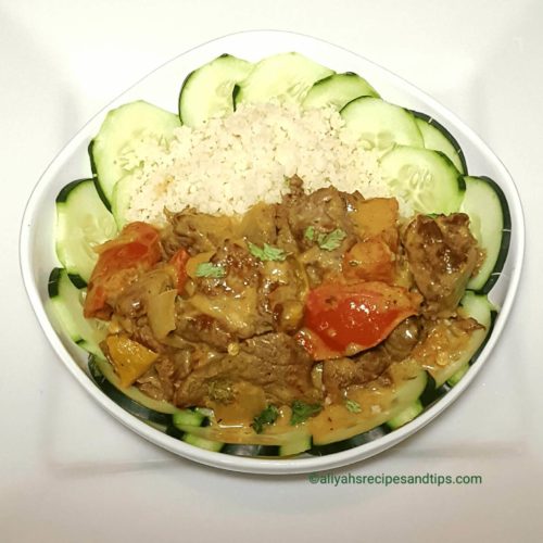 Coconut Beef Curry, Thai, Easy, Coconut milk, Curry sauce, Potato, Indian, Asian, Curry, Easy, Stew