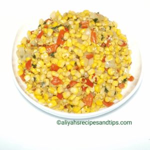 fresh corn, roasted corn, sweet corn, baby corn, cob, salad, pepper salsa, corn salad, crispy corn