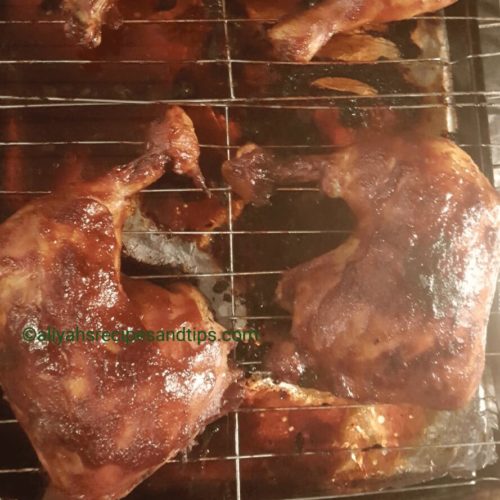 Nigerian barbecue chicken, Baked, Baked chicken, BBQ, Chicken, African, Grill, Garlic, Boiled, Oven roasted chicken, Nigerian chicken style